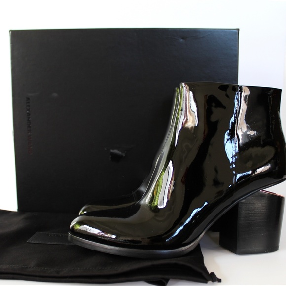 New ALEXANDER WANG Gabi Bootie Patent Leather - Picture 3 of 10